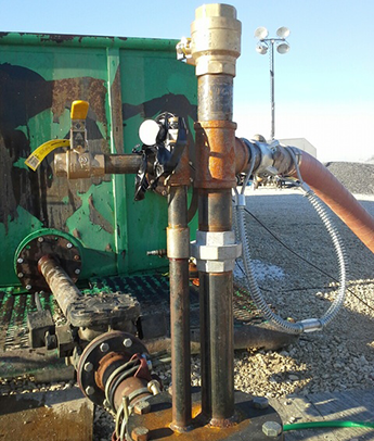 Custom Fabricated Wellhead to Test Aquifer's Production Capability