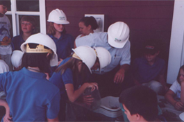 Class of Kids Performing an Experiment